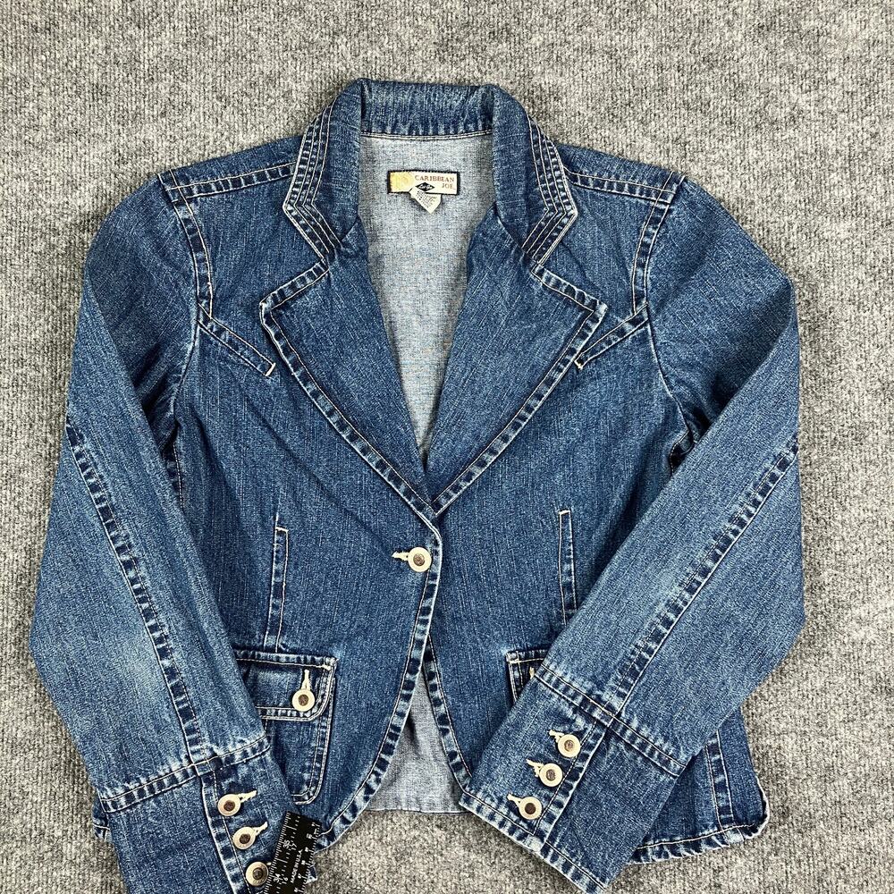 Caribbean Joe Blue Blazer Classic Suit Jacket